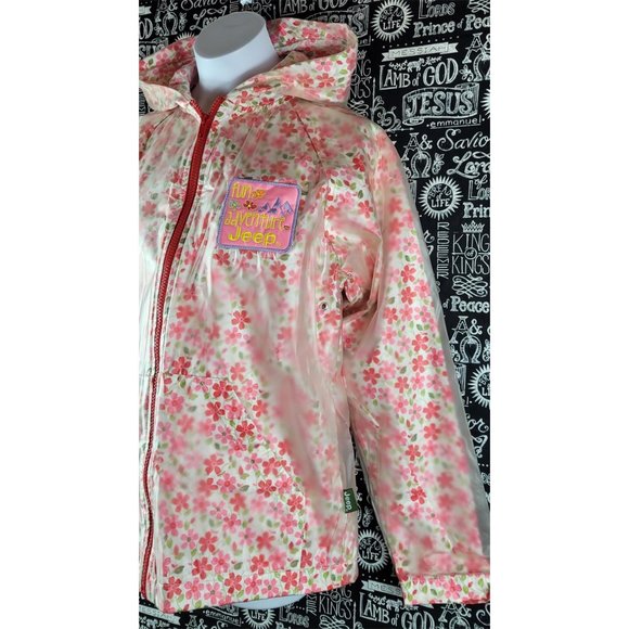 Jeep Floral Rain Coat Size Large - Picture 3 of 11